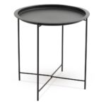 Kohvilaud METALLIC, must