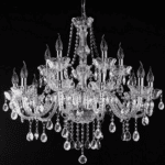 Kristall-lühter, ⌀100cm (E14 pirnidega)