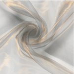 Läbipaistev kangas, sinakas-kuldne 1,5x3m