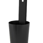 Riputatav lillepott, must plastik