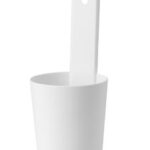 Riputatav lillepott, valge plastik