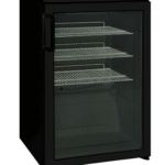 Külmkapp klaasuksega, must- kõrgus 86cm