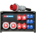 Distro 125A IN - 2x63A, 2x32A, 2x16A, 6x230V OUT