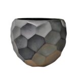 Keraamiline lillepott SANDSTONE, väike must
